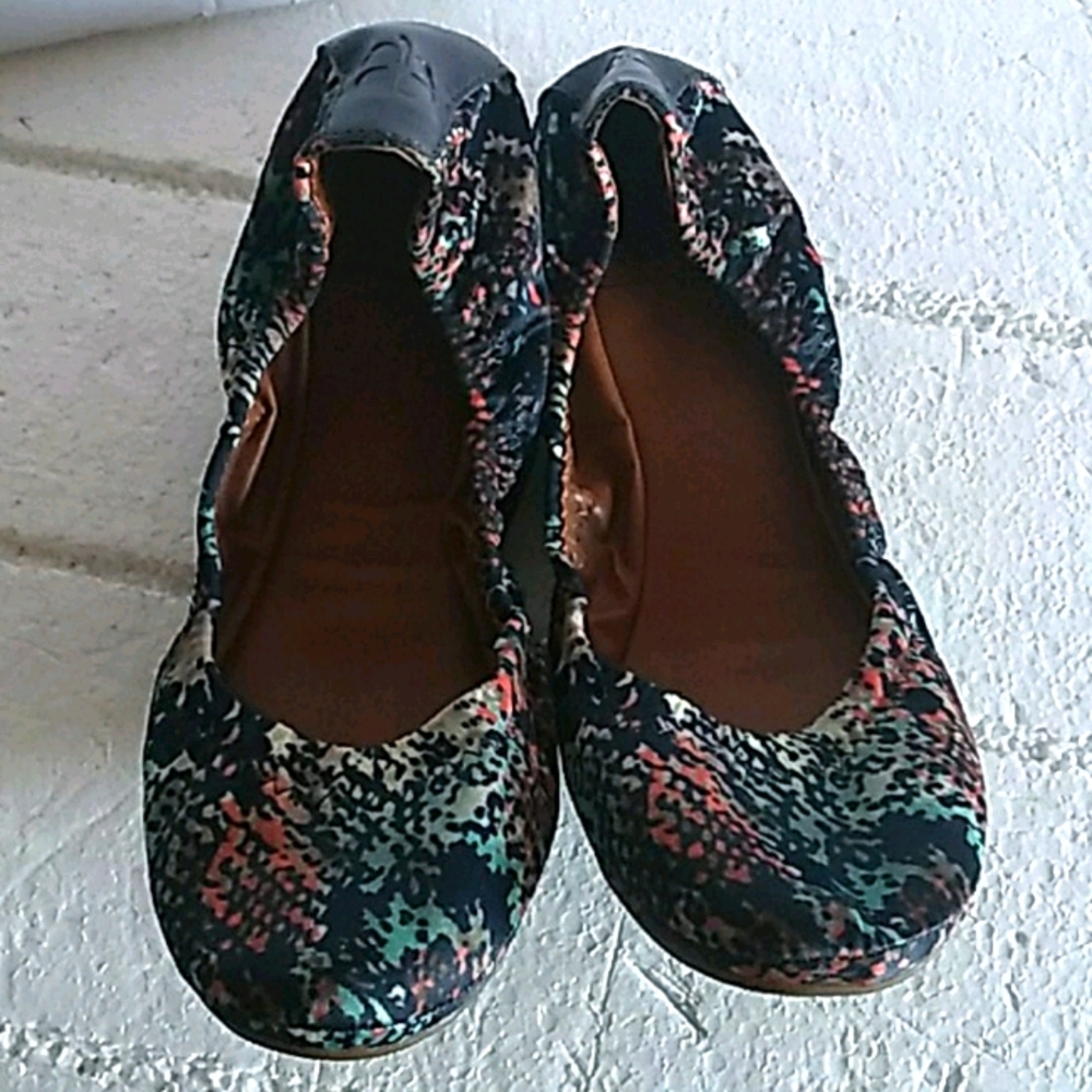 Lucky brand floral print ballet flat